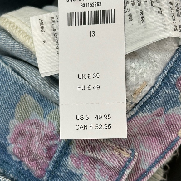 Hollister High Rise Short Short Vintage Stretch Jean Shorts Floral Distr… - Picture 7 of 12